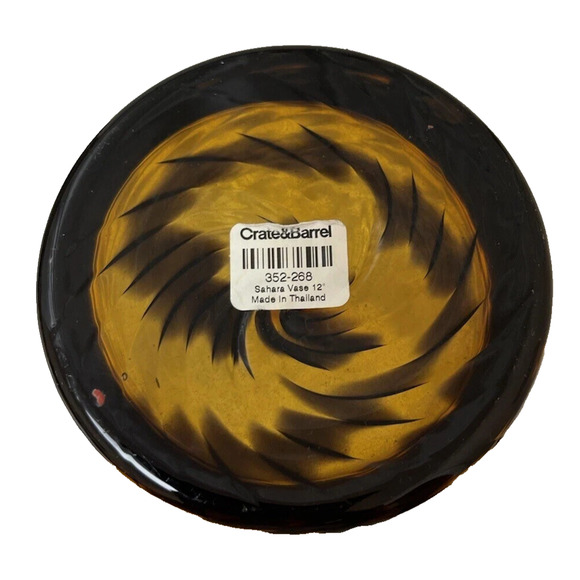 RARE Crate & Barrel Sahara Vase 12" Tall x 8" STUNNING‎ Discontinued THAILAND - Picture 2 of 6